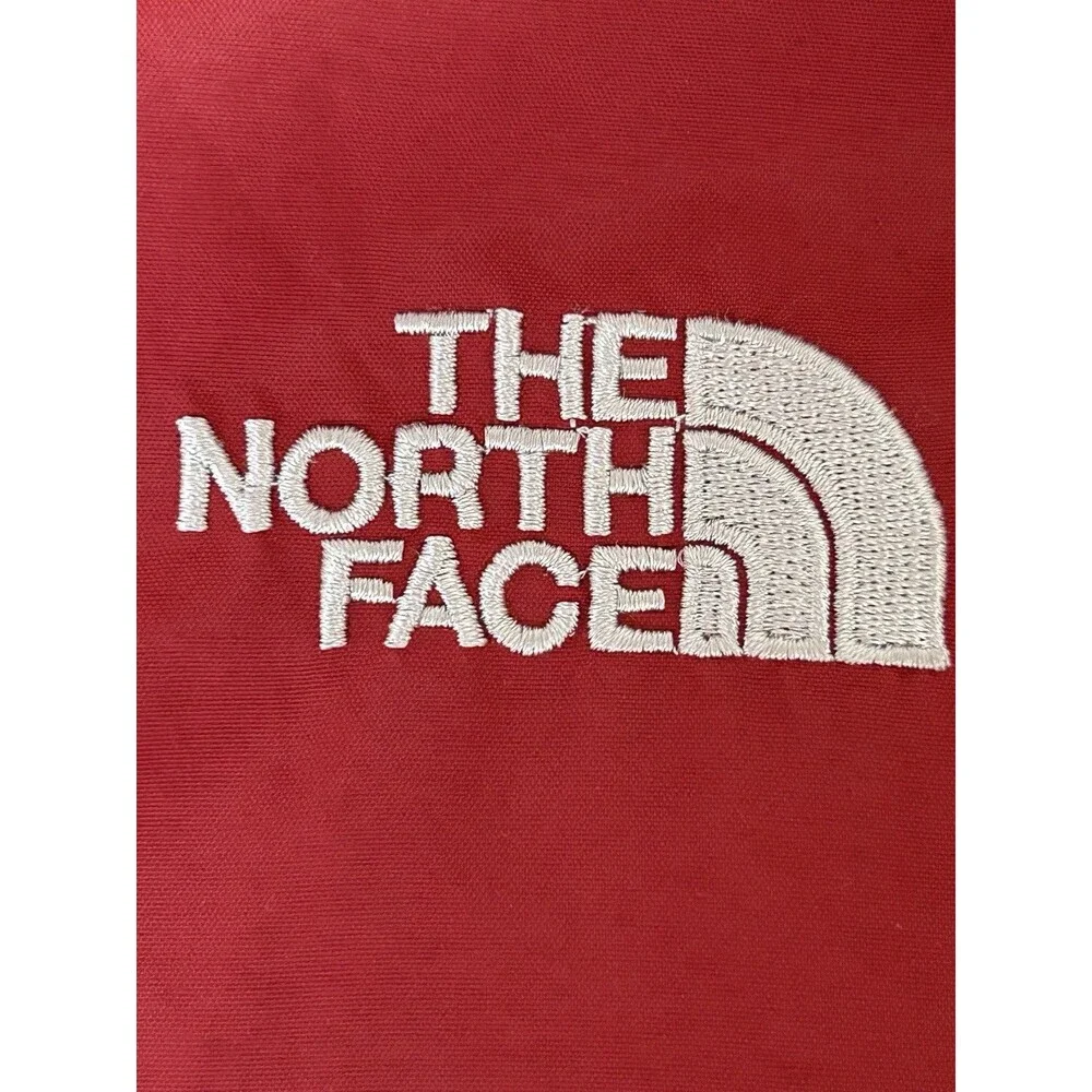 The North Face Windbreaker Jacket Men’s Large Red Hooded Full Zip